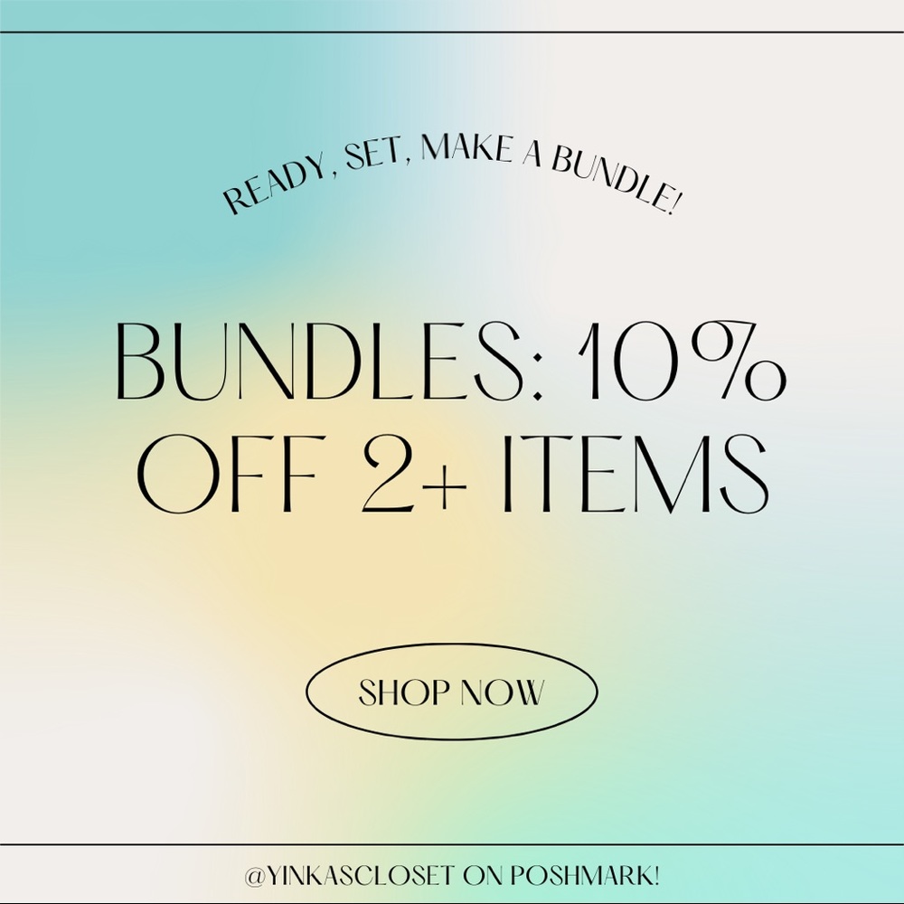BUNDLES! 10% OFF 2+ ITEMS! Make offers :)
